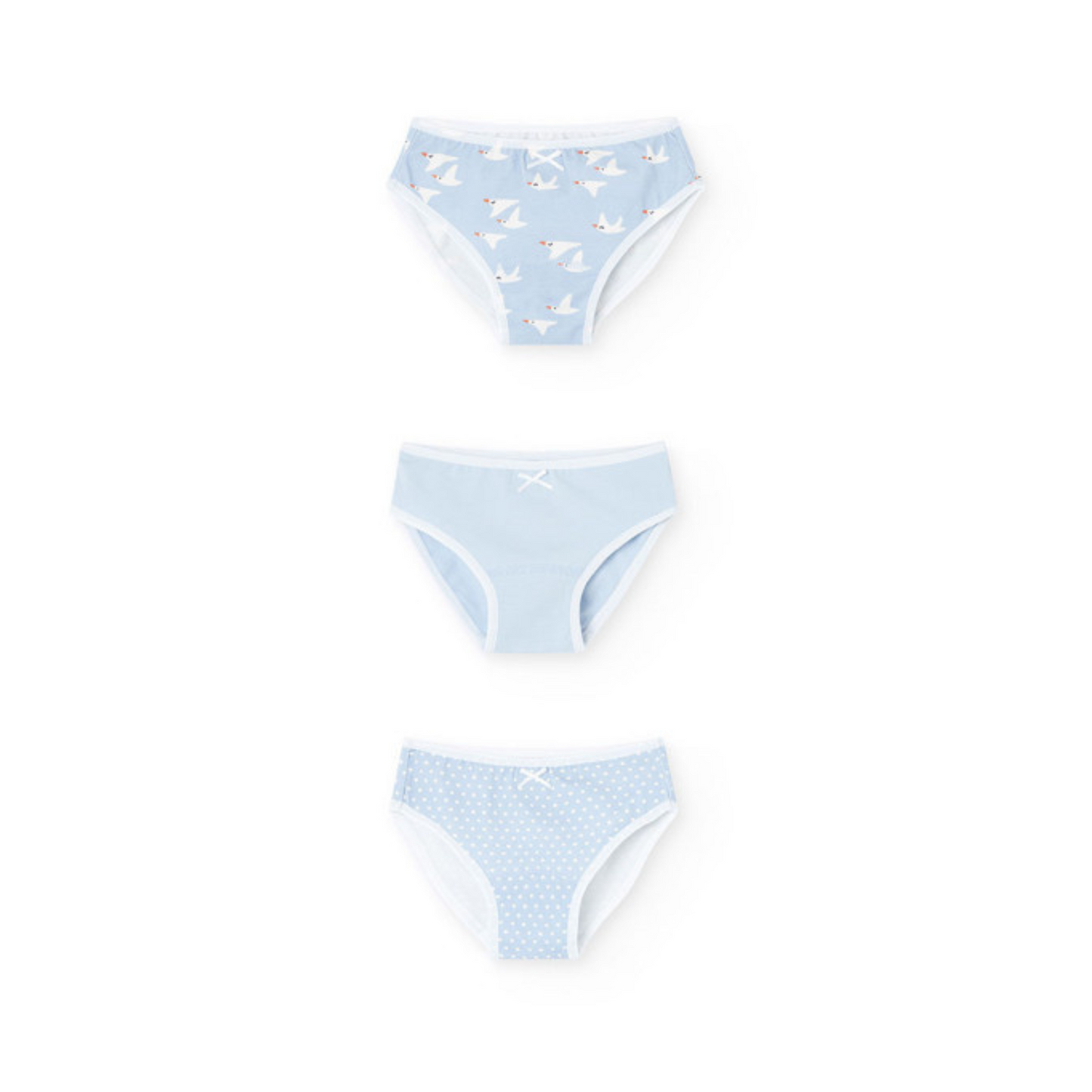 Pack braguitas azul celeste - Boboli