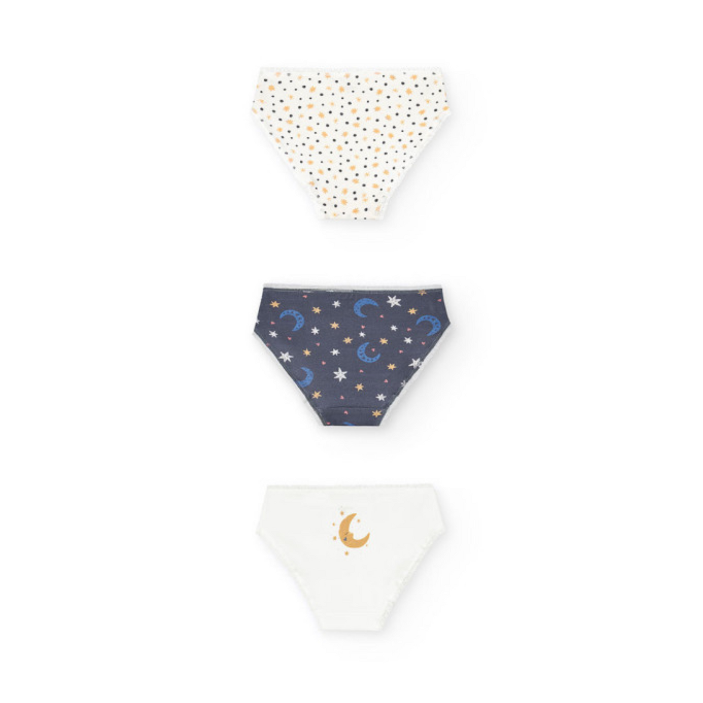 Pack braguitas estampadas azul Stars - Boboli