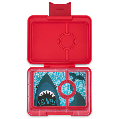 Fiambrera almuerzo snack 3C Jurassic Red Shark - Yumbox