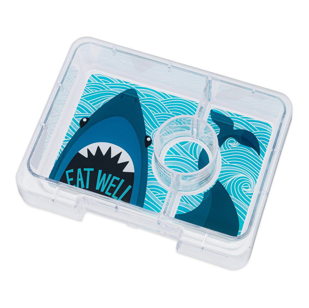 Fiambrera almuerzo snack 3C Jurassic Red Shark - Yumbox
