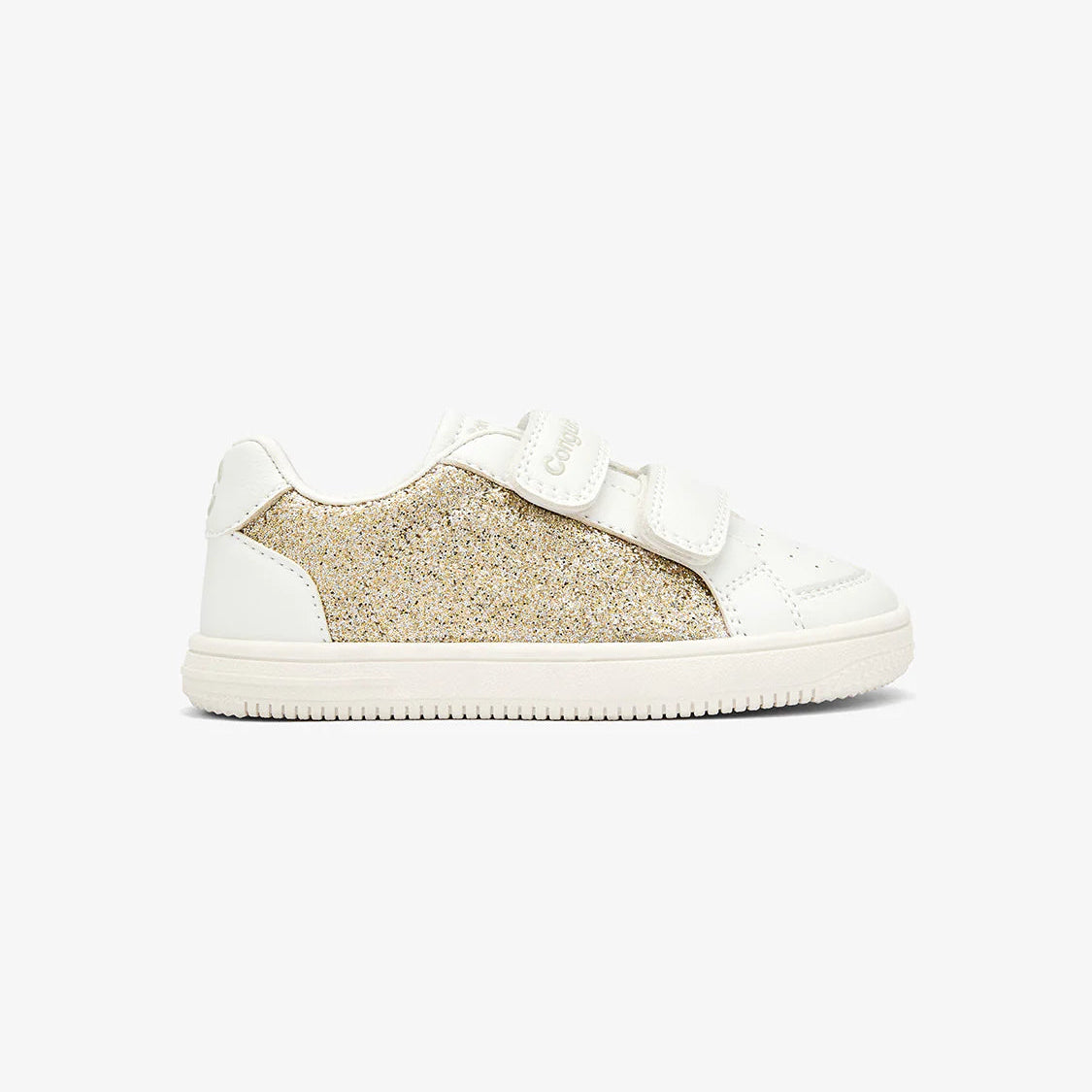 Tenis Deportivos Barefoot Goflex Glitter Dorado - Conguitos
