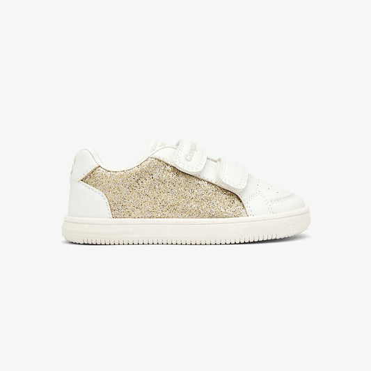 Tenis Deportivos Barefoot Goflex Glitter Dorado - Conguitos