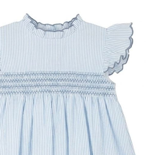 Vestido volantes Claridad azul - Babidu