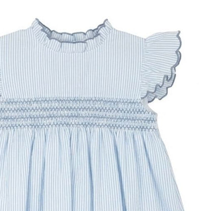 Vestido volantes Claridad azul - Babidu