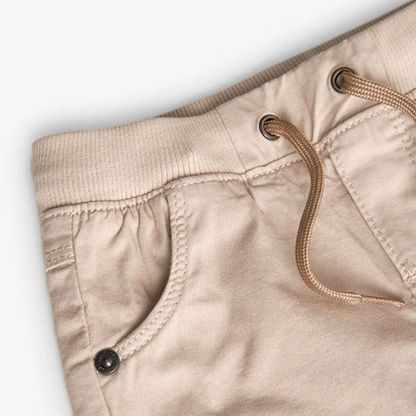 Bermuda elástica niño beige Boboli