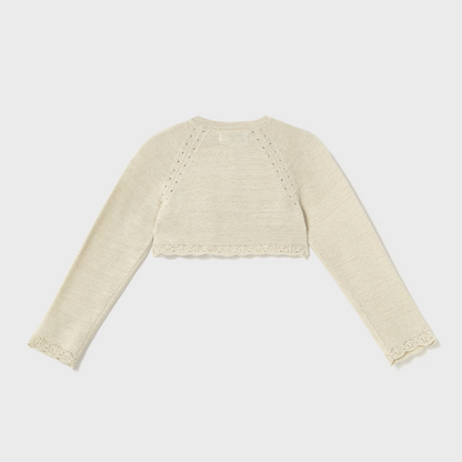 Rebeca bolero tricot champagne Mayoral