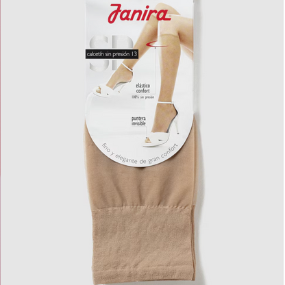 Calcetin sin presión 13/2 beige Janira