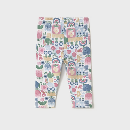 Legging pirata estampado flores - Mayoral