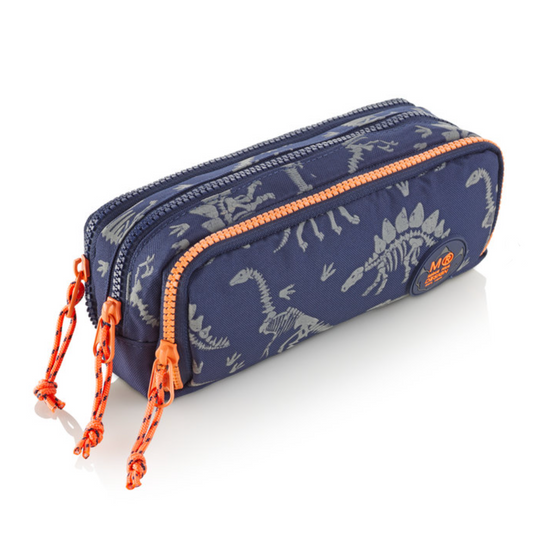 Estuche portatodo triple Dinoworld - Miquelrius