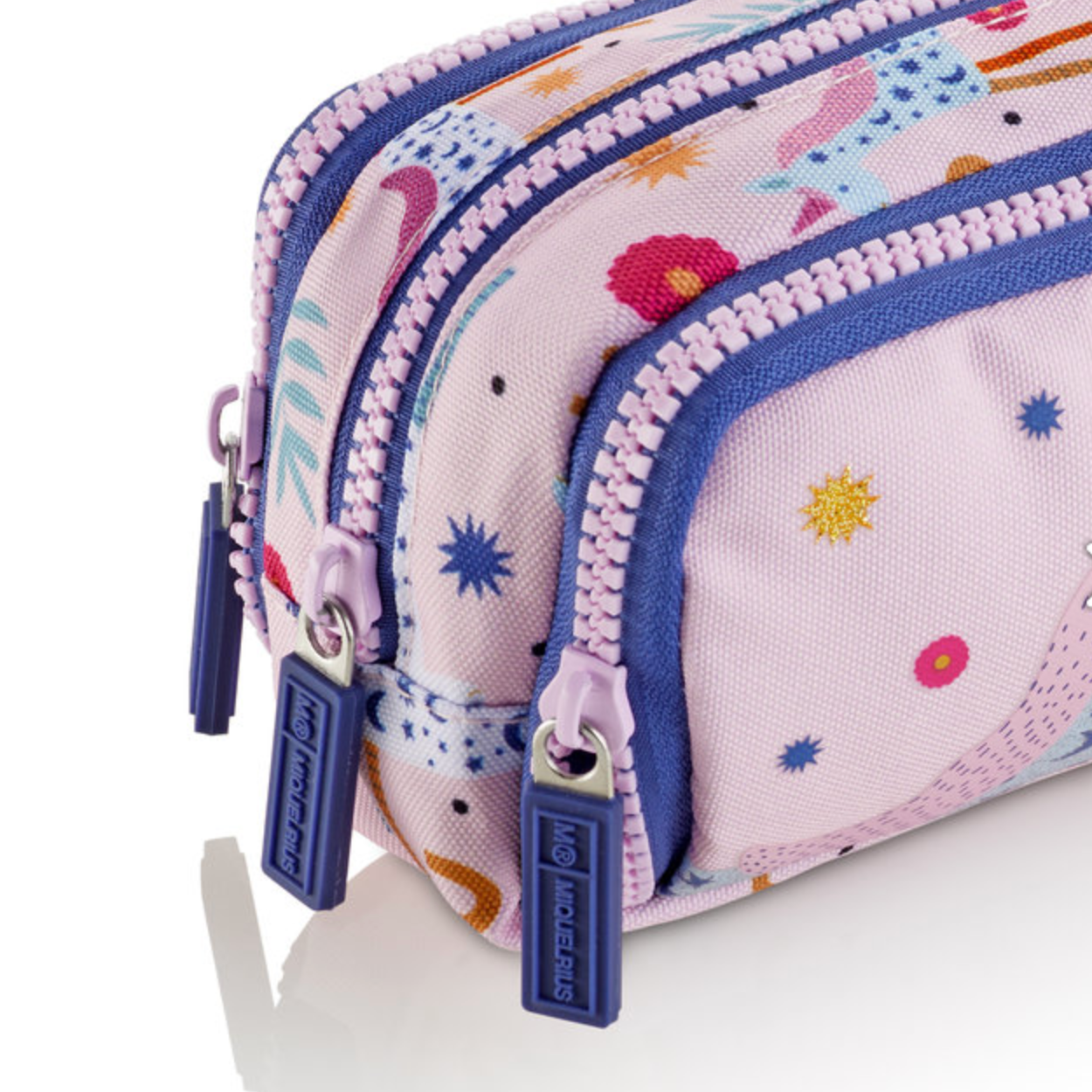 Estuche portatodo triple Unicornio - Miquelrius