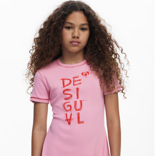 Vestido corto logo - Desigual