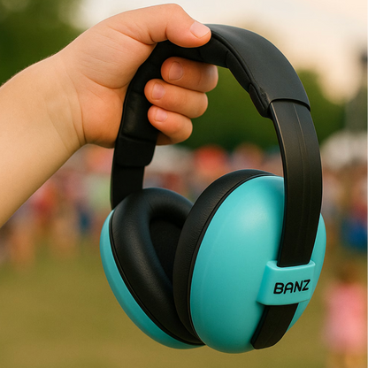 Cascos antiruido baby 0-3 años Lagoon Blue - Banz