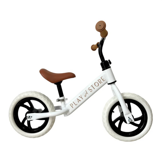 Bici sin pedales Premium White - Play and Store