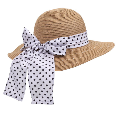 Sombrero Canotier pañuelo lunares - Isotoner