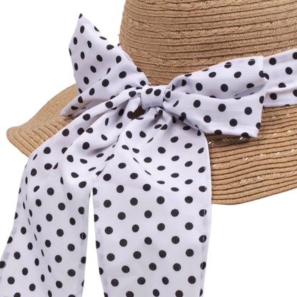 Sombrero Canotier pañuelo lunares - Isotoner