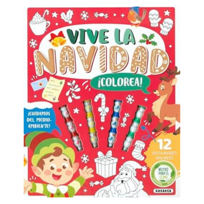 Vive la Navidad ¡Colorea!