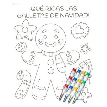 Vive la Navidad ¡Colorea!