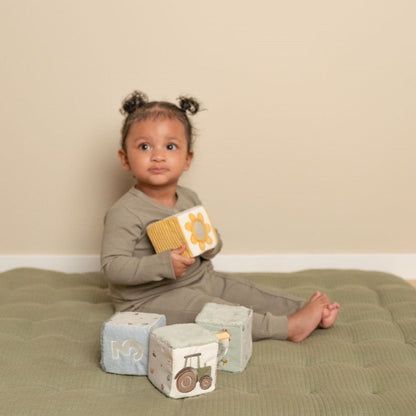 Cubos blanditos apilables Pequeña Granja - Little Dutch