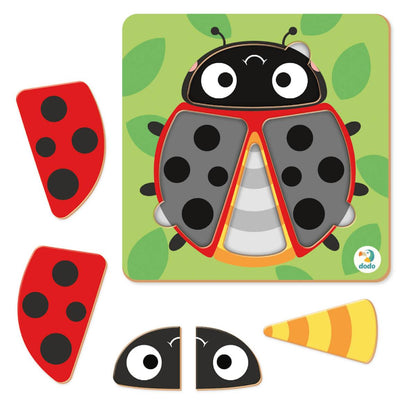 Puzzle encajable mini Mariquita - Dodo
