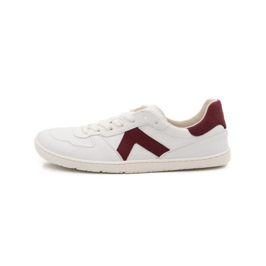 Deportivas Adulto 4389 Micropelle Blanco Suede Cereza - Coqueflex