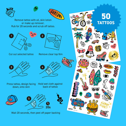 Tattoos Surf & Skate - Omy