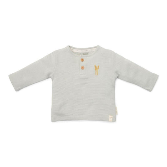 Camisa waffle verde Little Dutch