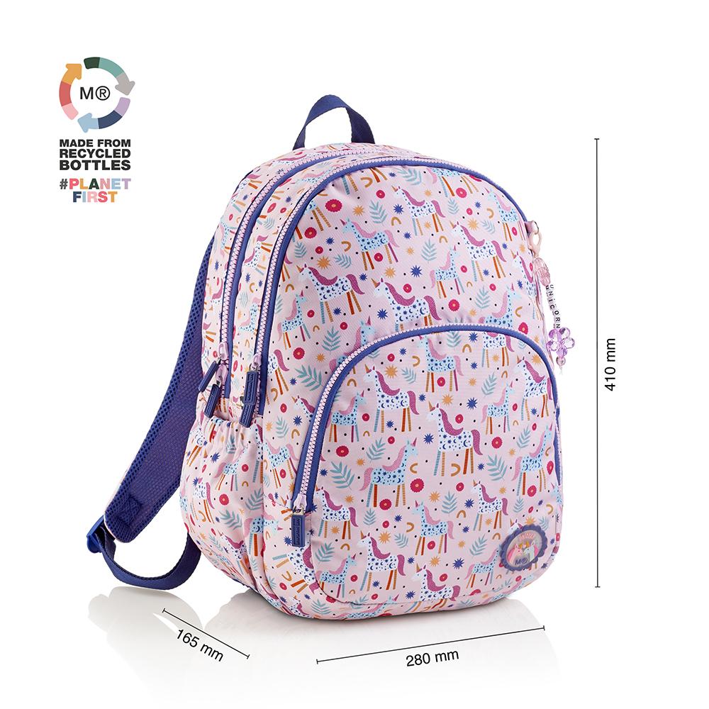 Mochila triple reciclada Oslo Unicornio - Miquelrius