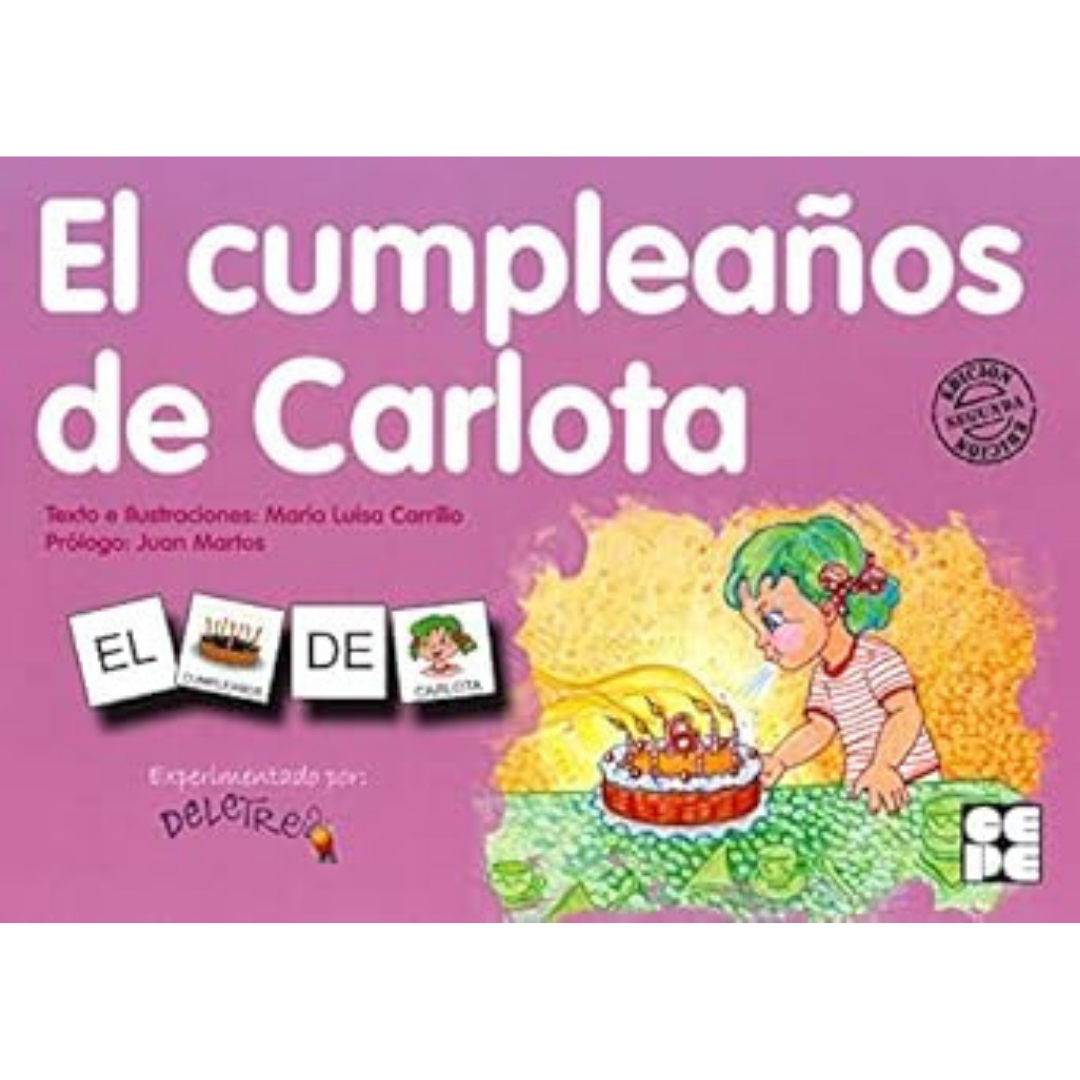 El cumpleaños de Carlota. Pictogramas