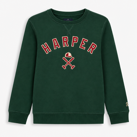 Sudadera New England Kids Midow Green - Harper & Neyer