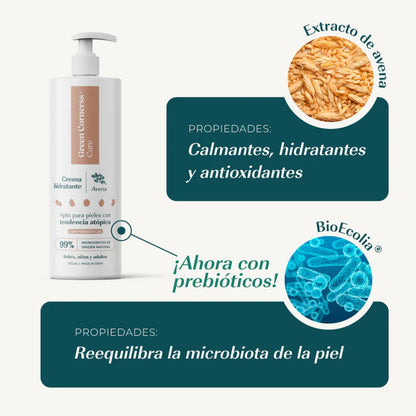Crema hidratante de avena 280ml - Green Cornerss