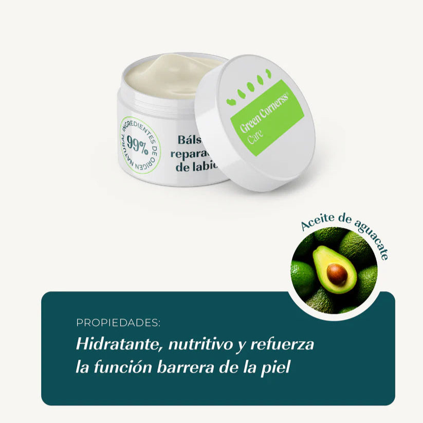 Bálsamo Labial de Aguacate 15 ml - Green Cornerss