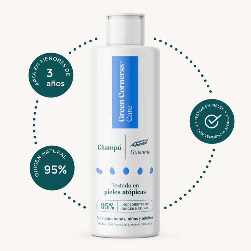 Champú para cuero cabelludo de guisantes - Green Cornerss