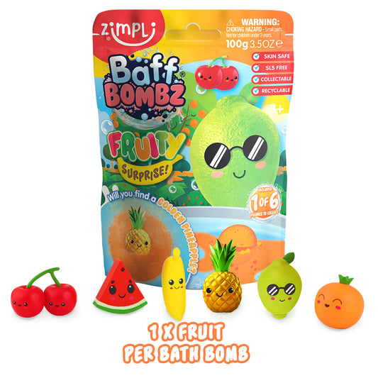 Bomba de baño Surprise Frutas - Zimpli