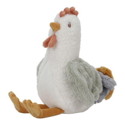 Peluche gallina 17cm Pequeña Granja - Little Dutch