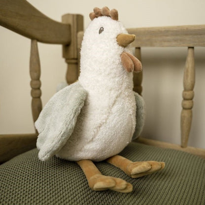 Peluche gallina 17cm Pequeña Granja - Little Dutch
