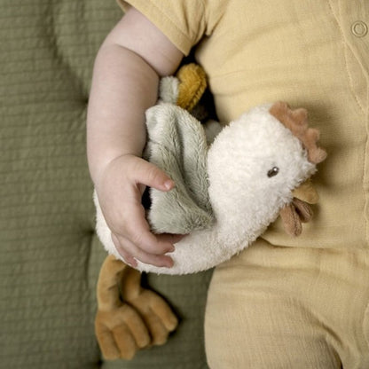 Peluche gallina 17cm Pequeña Granja - Little Dutch