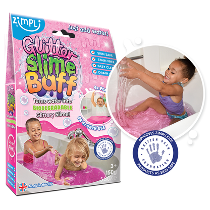 Slime Baff Glitter Rosa - Zimpli