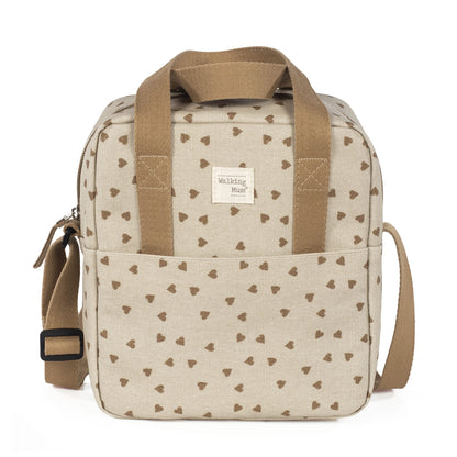 Bolsa térmica corazones Poppy Canela - Walking Mum