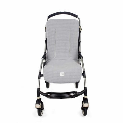 Colchoneta I Love vichy gris lisa - Walking Mum