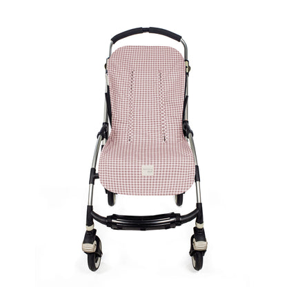 Colchoneta I Love Vichy cuadro rosa