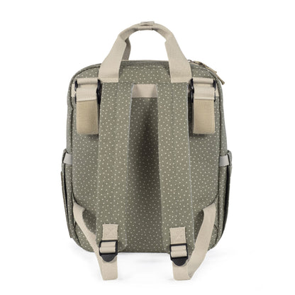 Mochila topito Poppy Musgo - Walking Mum