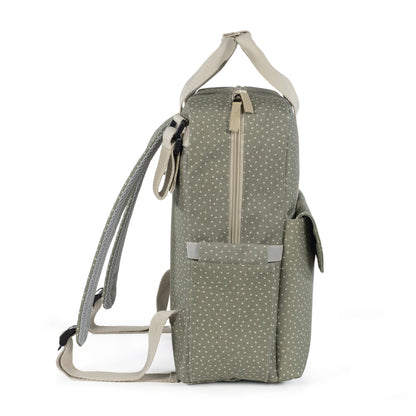 Mochila topito Poppy Musgo - Walking Mum