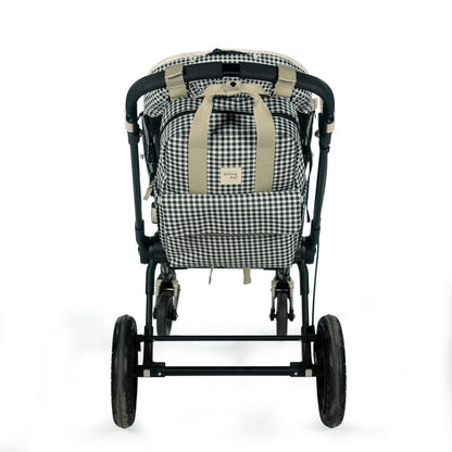 Mochila I Love Vichy negro - Walking Mum