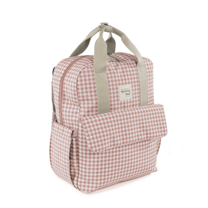 Mochila I Love Vichy rosa - Walking Mum