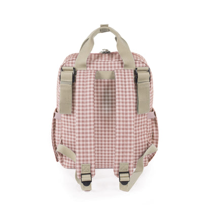 Mochila I Love Vichy rosa - Walking Mum
