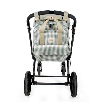 Mochila I Love Vichy verde - Walking Mum