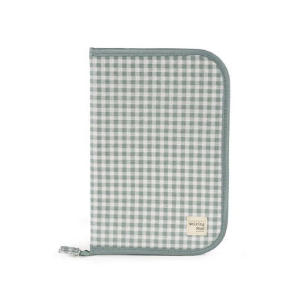 Libro nacimiento I Love Vichy verde - Walking Mum