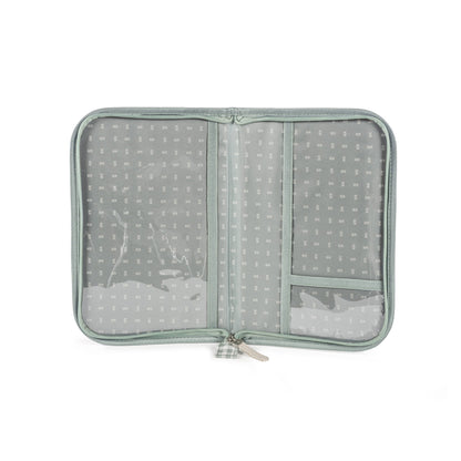 Libro nacimiento I Love Vichy verde - Walking Mum