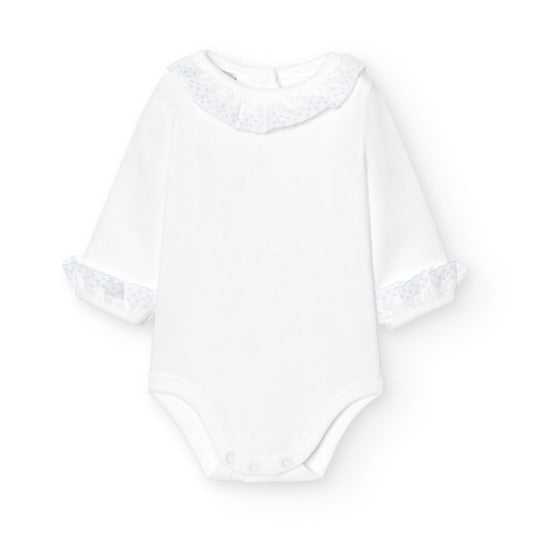 Body unisex cuello batista Celeste - Babidu