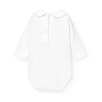 Body unisex cuello polo piqué gris - Babidu